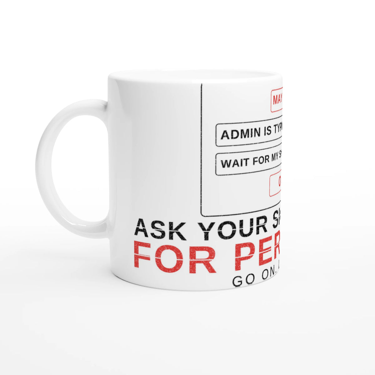 Ask Signal Group Permission Mug