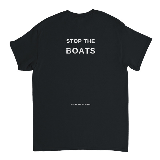 Stop The Boats — Start The Flights, alternative view