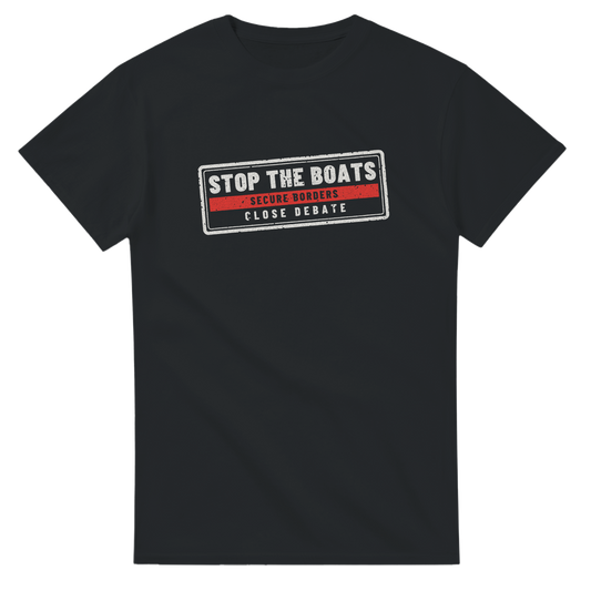 Stop The Boats (Stamp), alternative view