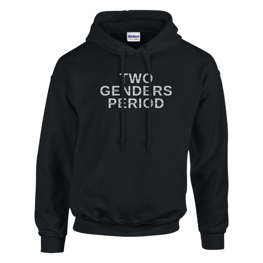Two Genders. Period. Hoodie, alternative view