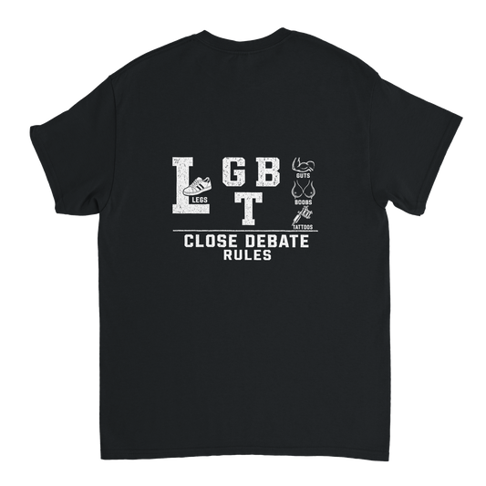 I Support LGBT (Legs Guts Boobs Tattoos), alternative view