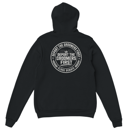 Deport The Groomers First Hoodie, alternative view
