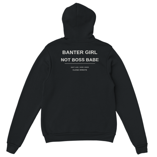 Banter Girl Not Boss Babe Hoodie, alternative view