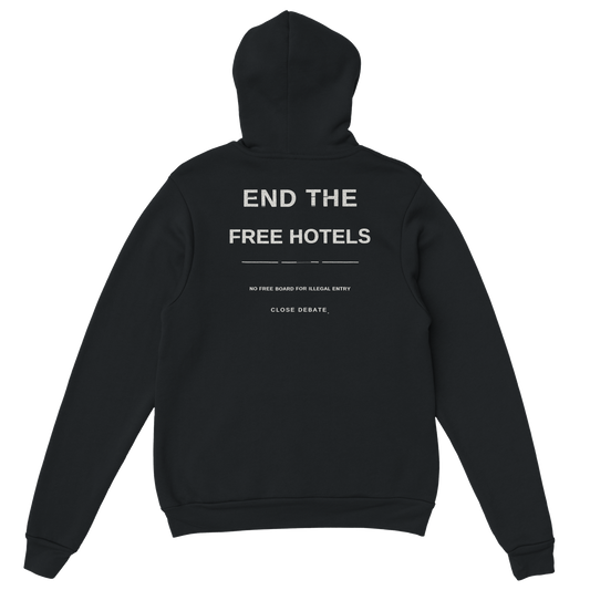 End The Free Hotels Hoodie, alternative view