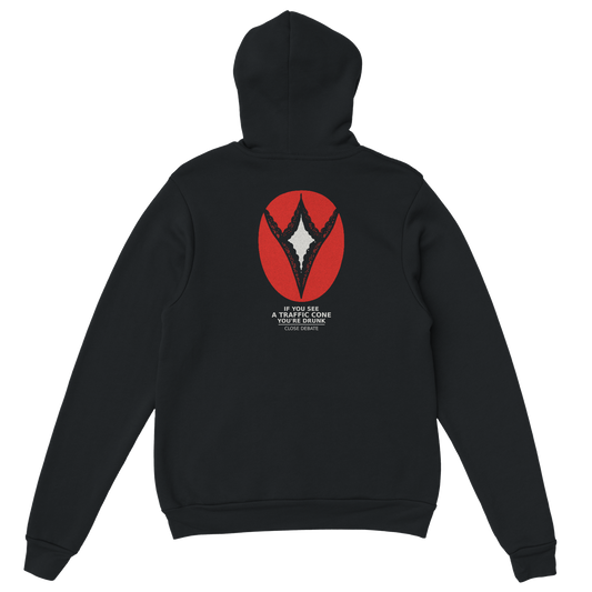 If You See A Traffic Cone You're Drunk Hoodie, alternative view