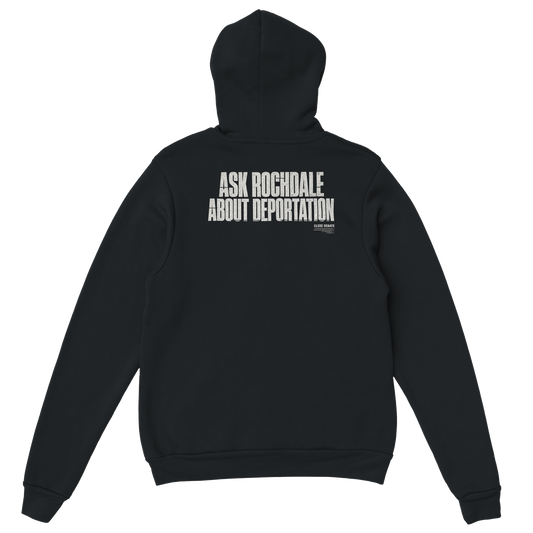 Ask Rochdale About Deportation Hoodie, alternative view