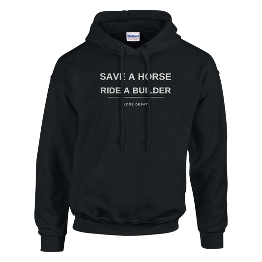 Save A Horse Ride A Builder Hoodie, alternative view