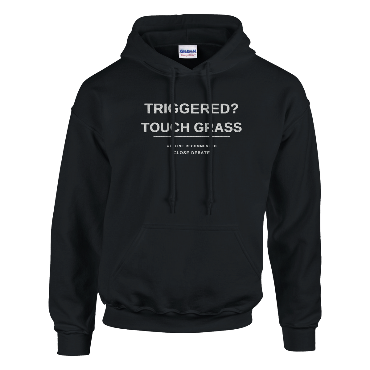 Triggered? Touch Grass Hoodie