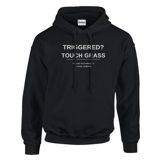 Triggered? Touch Grass Hoodie, alternative view