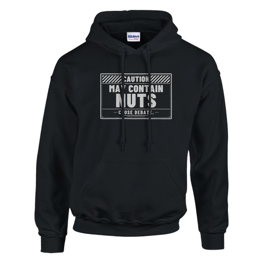 Caution May Contain Nuts Hoodie, alternative view