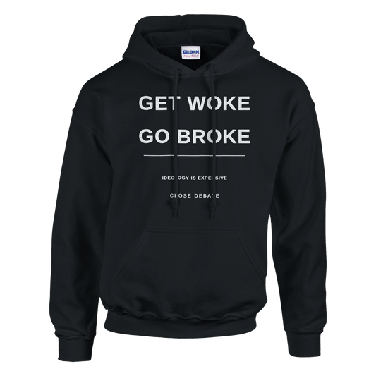 Get Woke Go Broke Hoodie, alternative view
