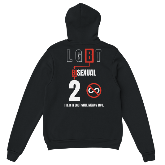 The B In LGBT Still Means Two Hoodie, alternative view
